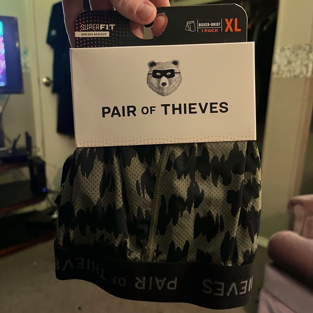 XL PAIR OF THIEVES SUPER FIT BOXER-BRIEF